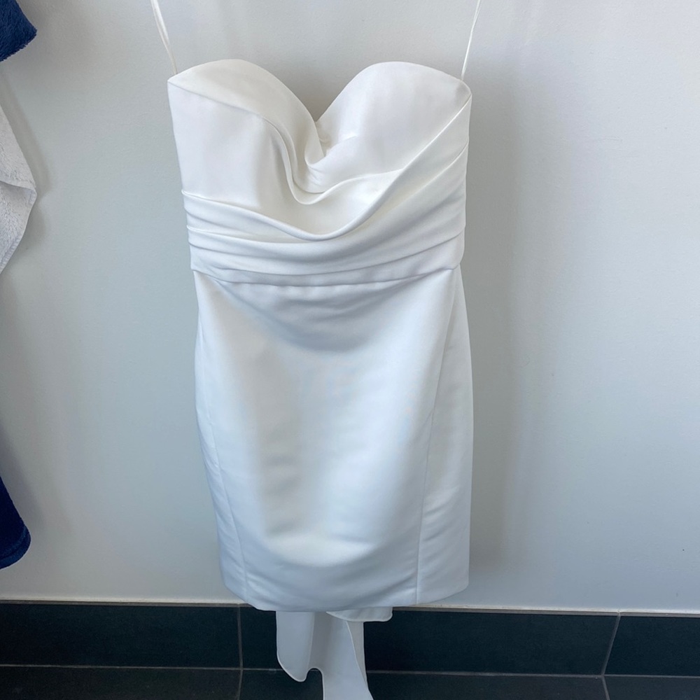 Amsale Little White Dress